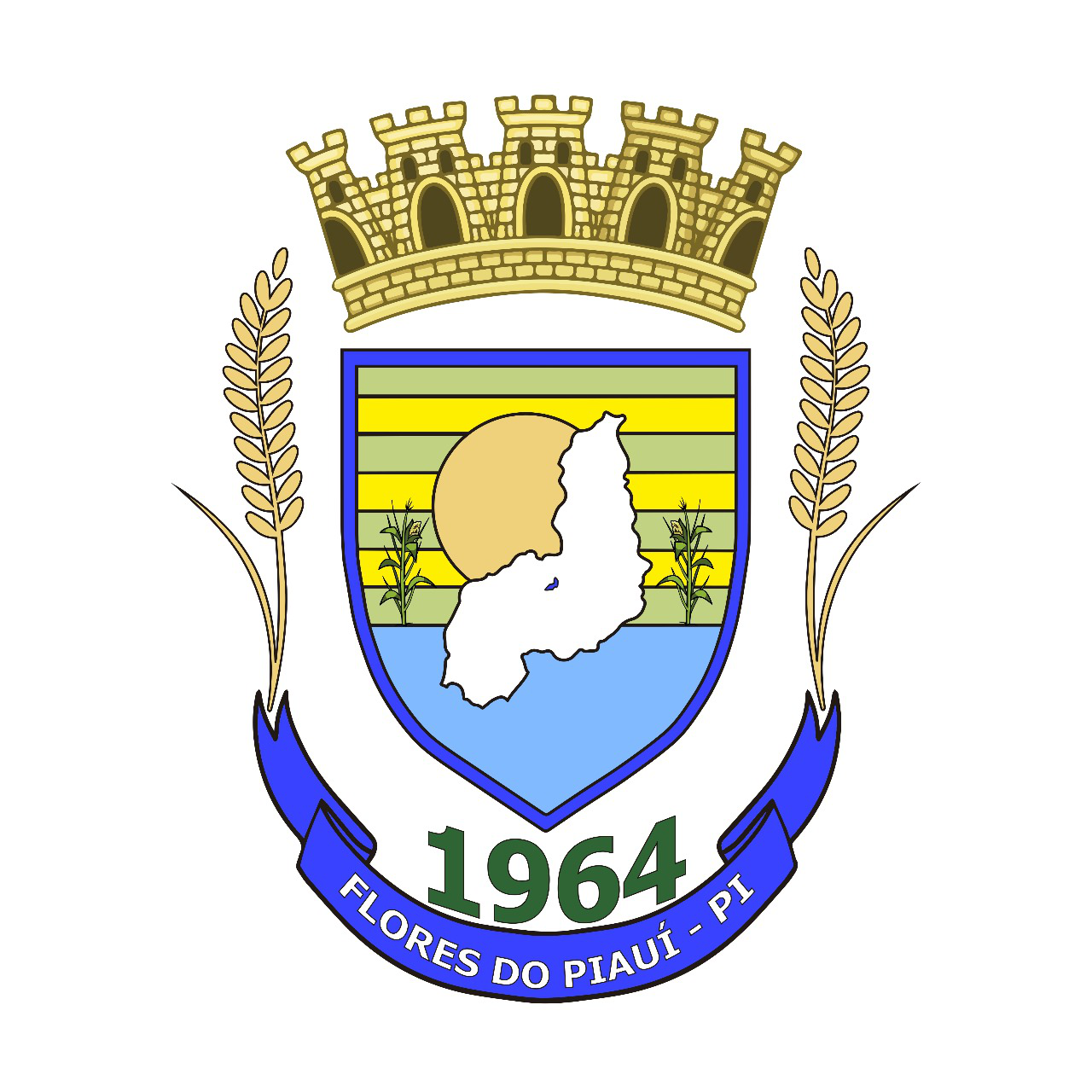 Logo Flores do Piauí - PI